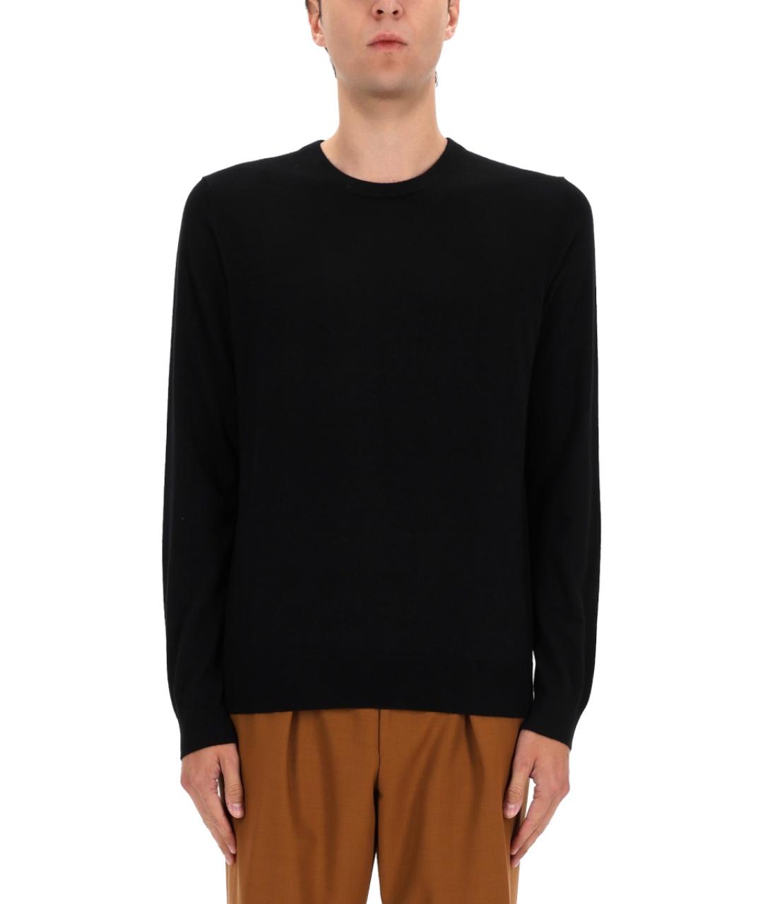 HUGO BOSS Черный кашемировый джемпер / свитер, фото 4