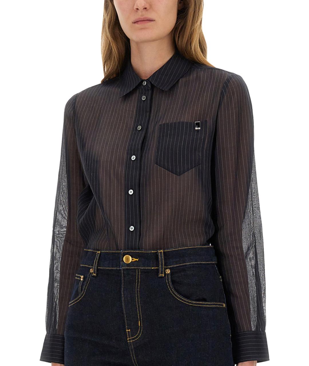 TORY BURCH Синяя хлопковая рубашка, фото 4