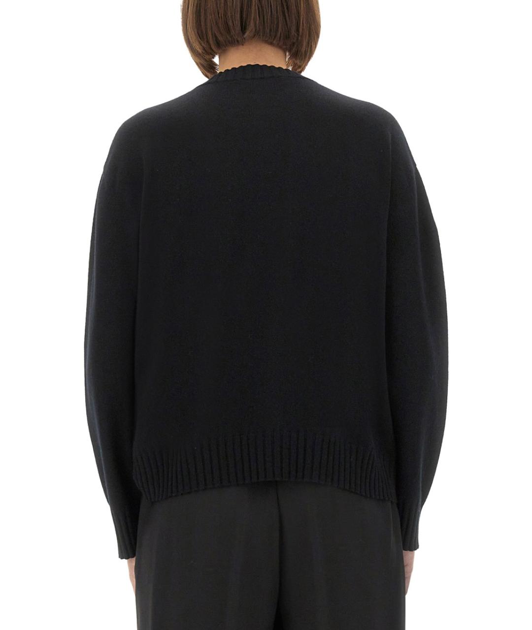 FABIANA FILIPPI Черный шерстяной джемпер / свитер, фото 3