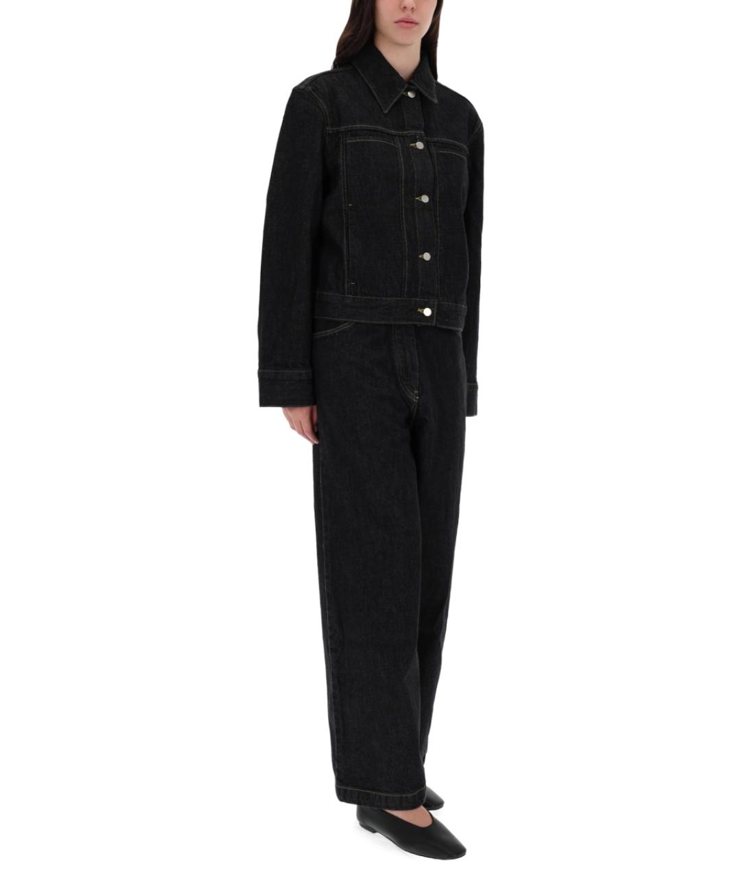 STUDIO NICHOLSON Черная хлопковая куртка, фото 2