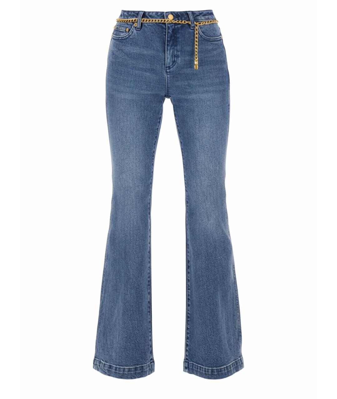 MICHAEL KORS Синие хлопковые джинсы клеш, фото 1