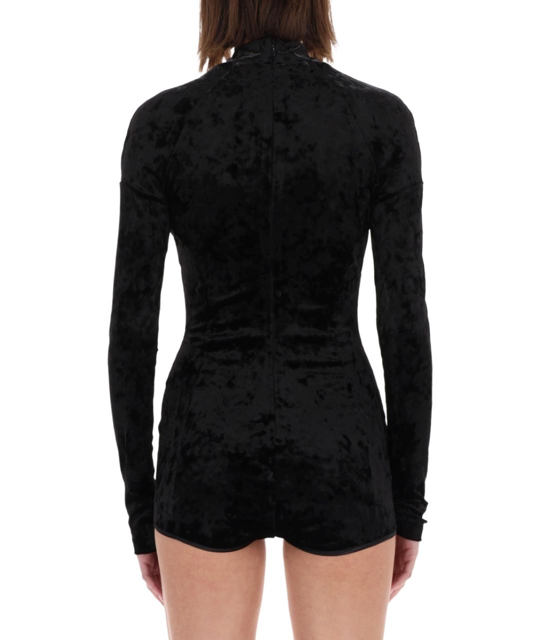 VERSACE JEANS COUTURE Черное полиэстеровое боди, фото 4