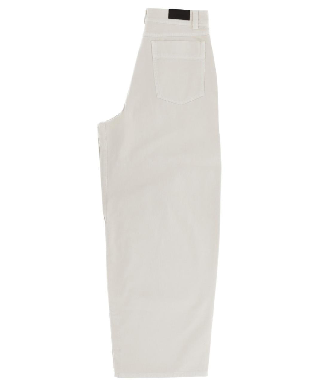 LEMAIRE Бежевые хлопковые прямые джинсы, фото 3