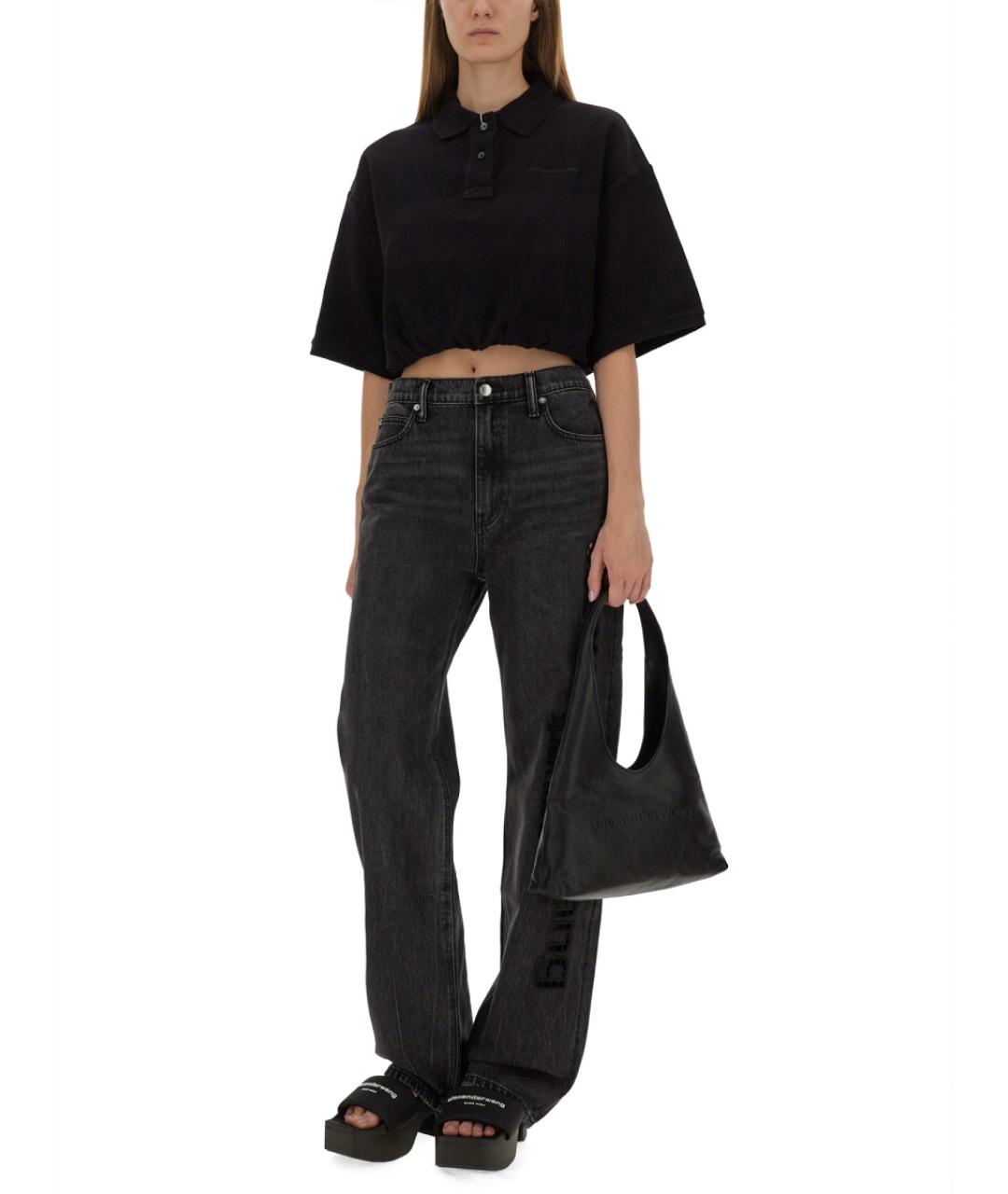 ALEXANDER WANG Черная хлопковая рубашка, фото 2