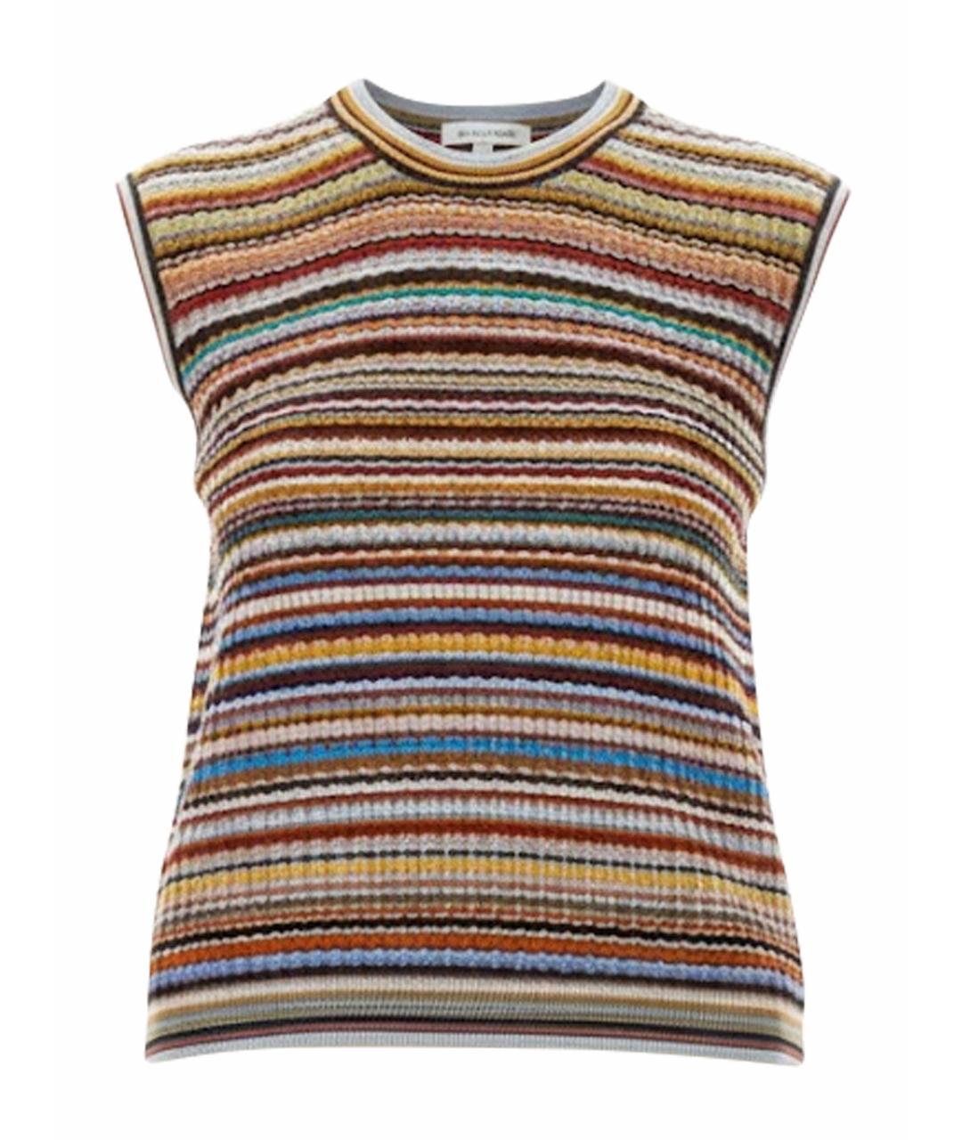 PAUL SMITH Мульти шерстяная жилетка, фото 1