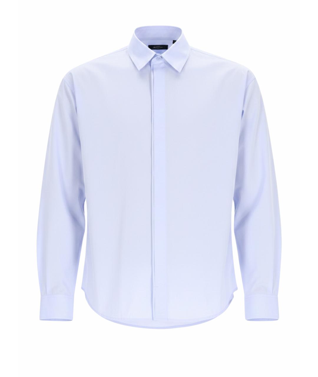 JACQUEMUS Синяя хлопковая кэжуал рубашка, фото 1