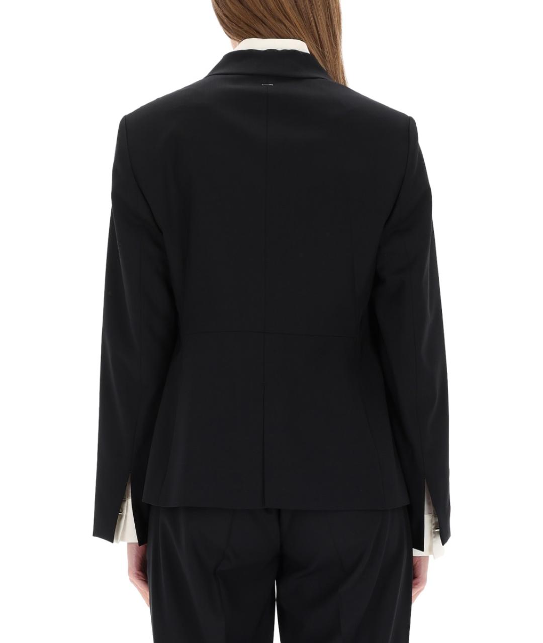 HUGO BOSS Черный шерстяной жакет/пиджак, фото 3