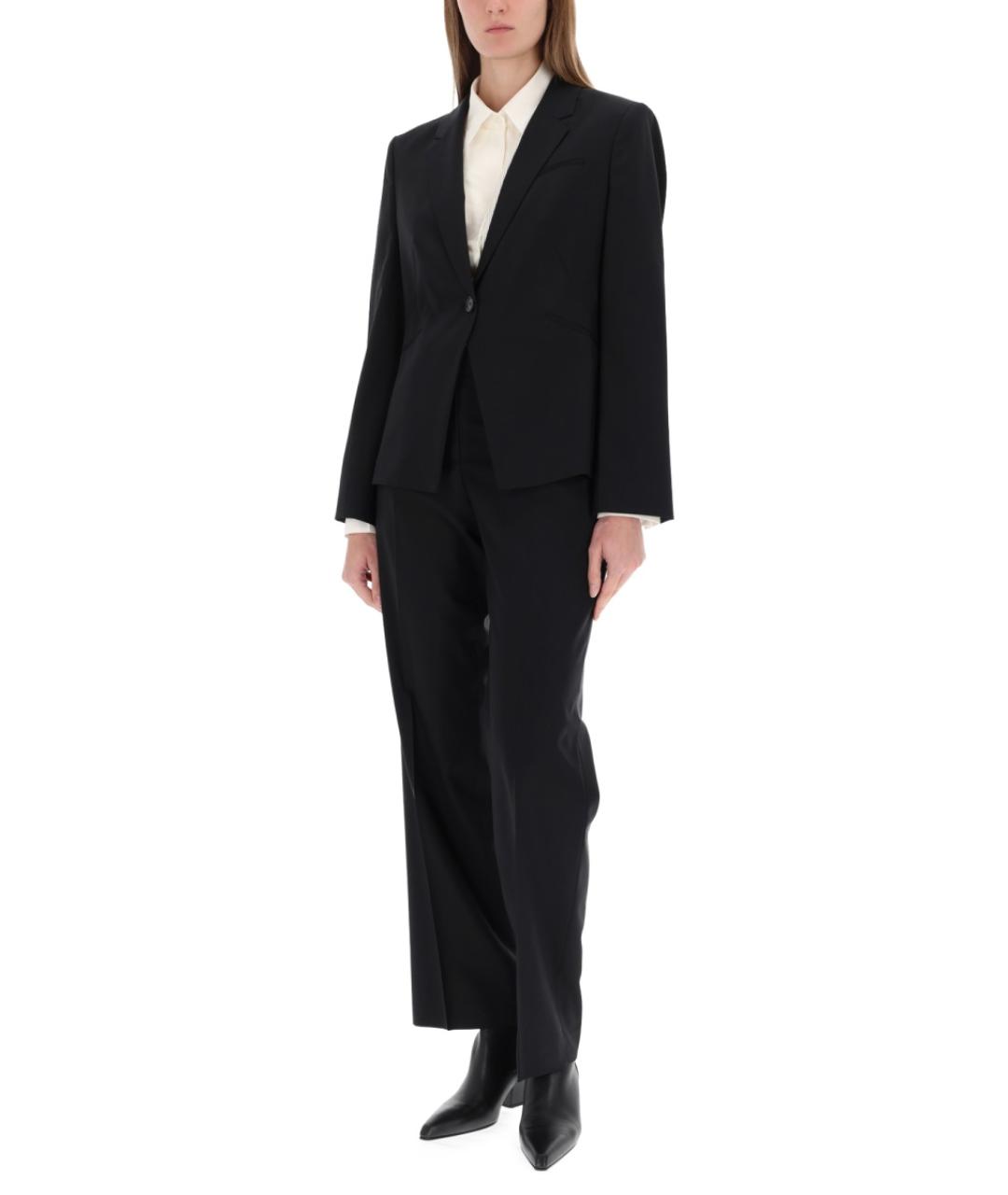 HUGO BOSS Черный шерстяной жакет/пиджак, фото 2