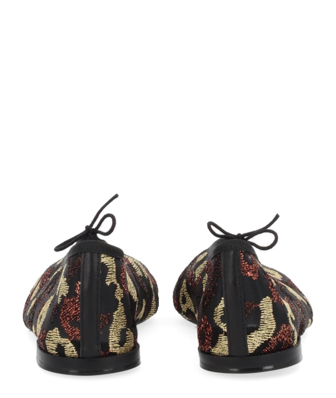 REPETTO Черные синтетические балетки, фото 4