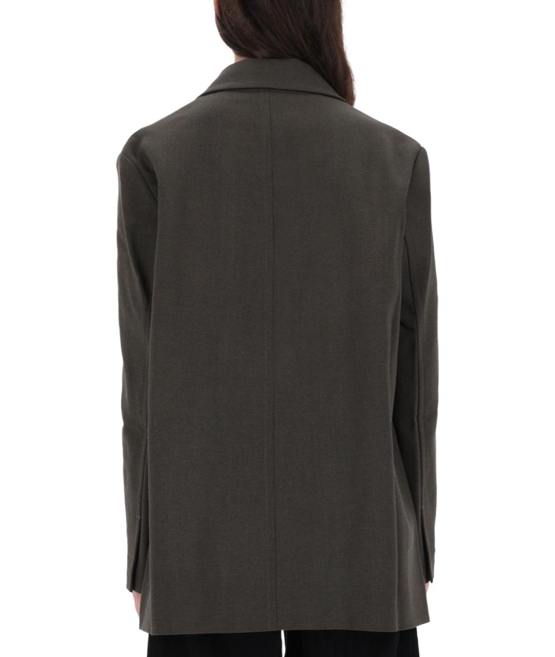 STUDIO NICHOLSON Серый шерстяной жакет/пиджак, фото 3