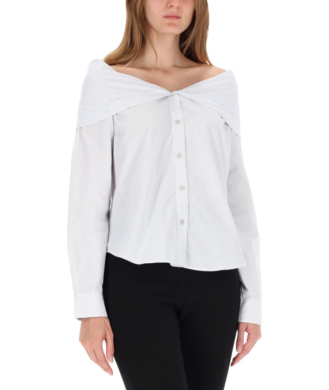 OUR LEGACY Белая хлопковая рубашка, фото 4