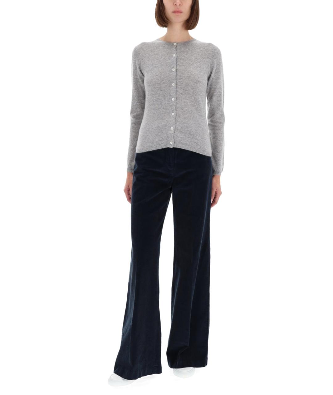 ASPESI Серый кашемировый кардиган, фото 2