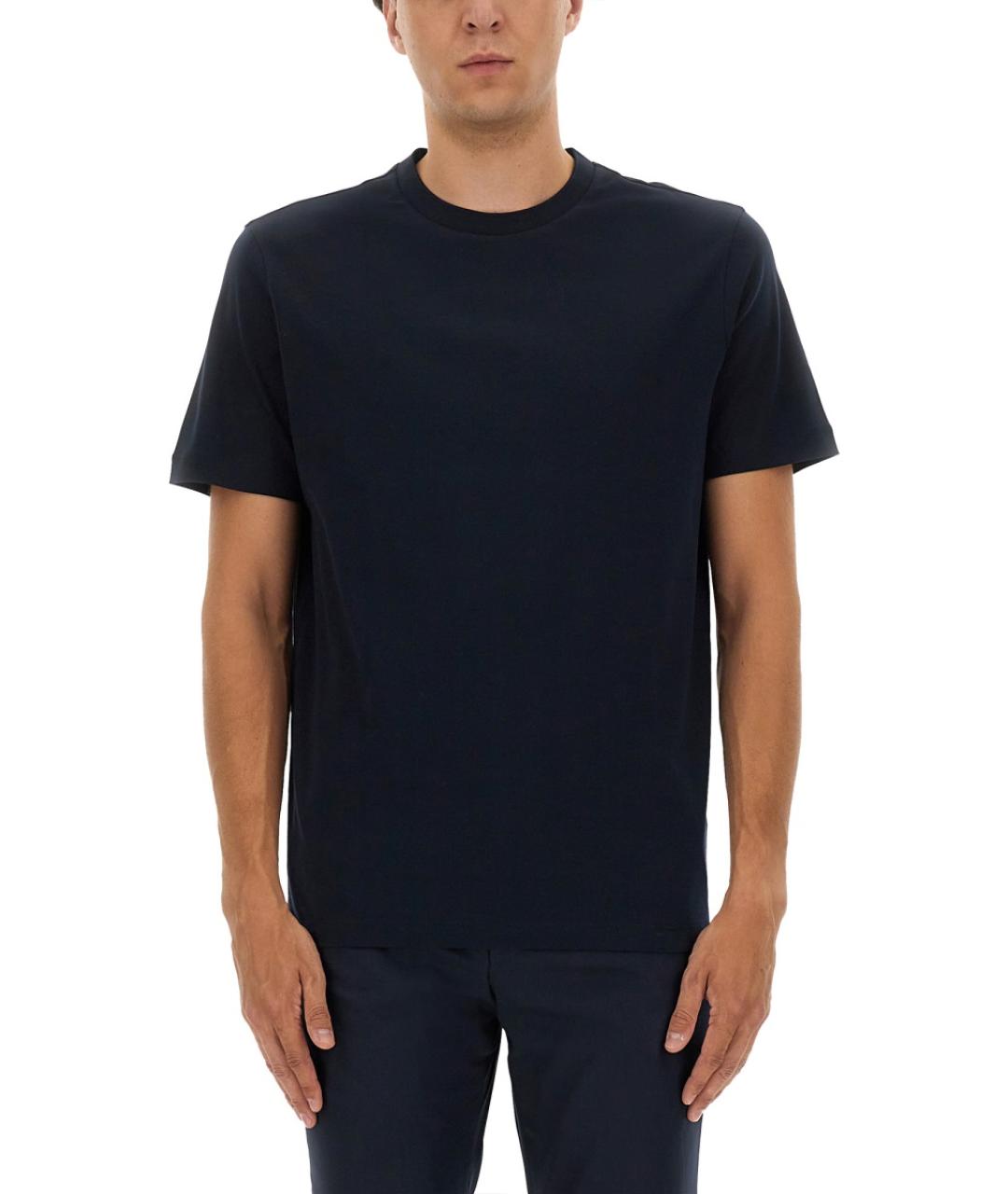 HUGO BOSS Синяя хлопковая футболка, фото 5