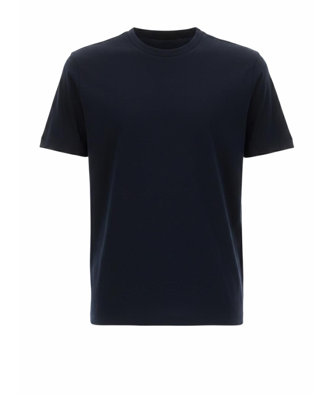 HUGO BOSS Синяя хлопковая футболка, фото 1