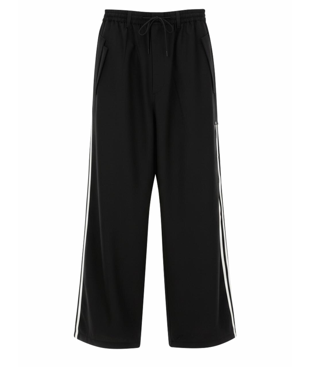 Y-3 Черные полиэстеровые повседневные брюки, фото 1