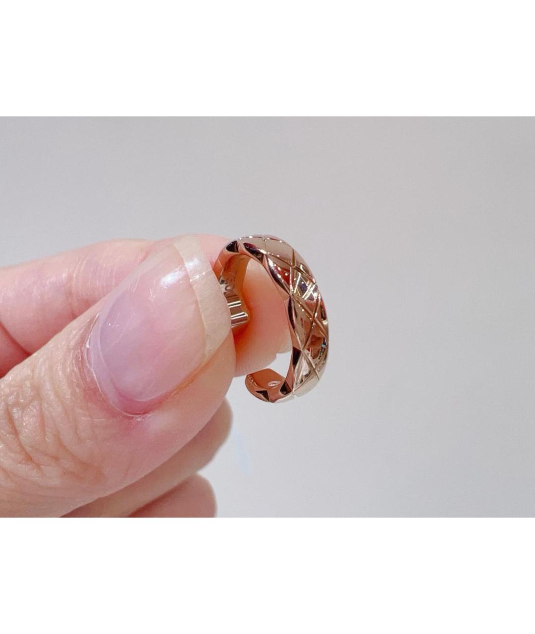 CHANEL Розовые серьги из розового золота, фото 4