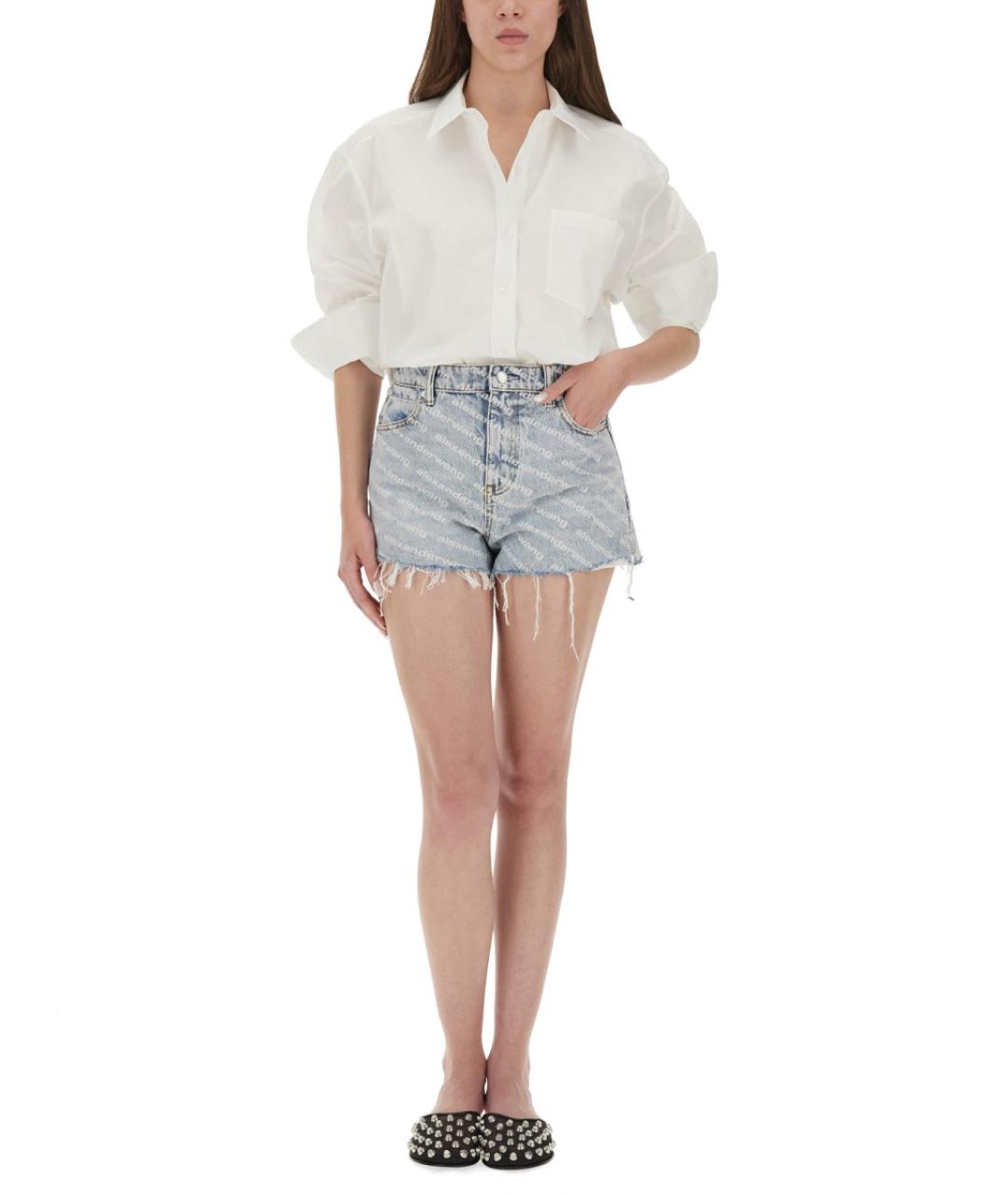 ALEXANDER WANG Белая хлопковая рубашка, фото 2