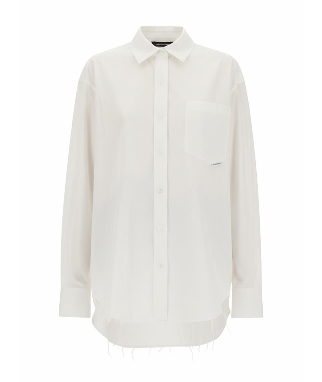 ALEXANDER WANG Белая хлопковая рубашка, фото 1