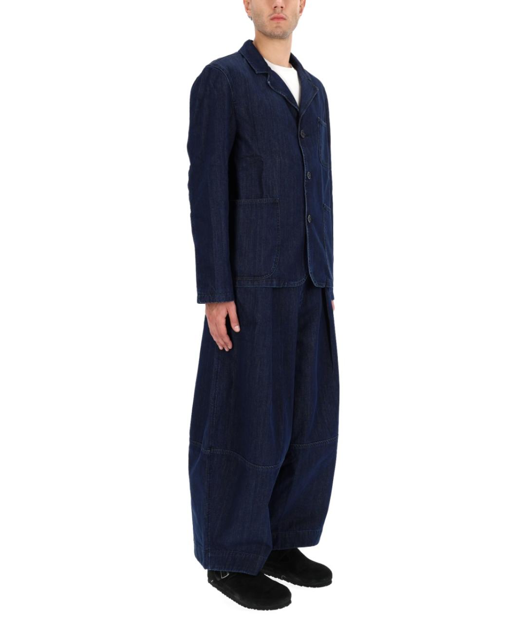 YMC Синий хлопковый пиджак, фото 2
