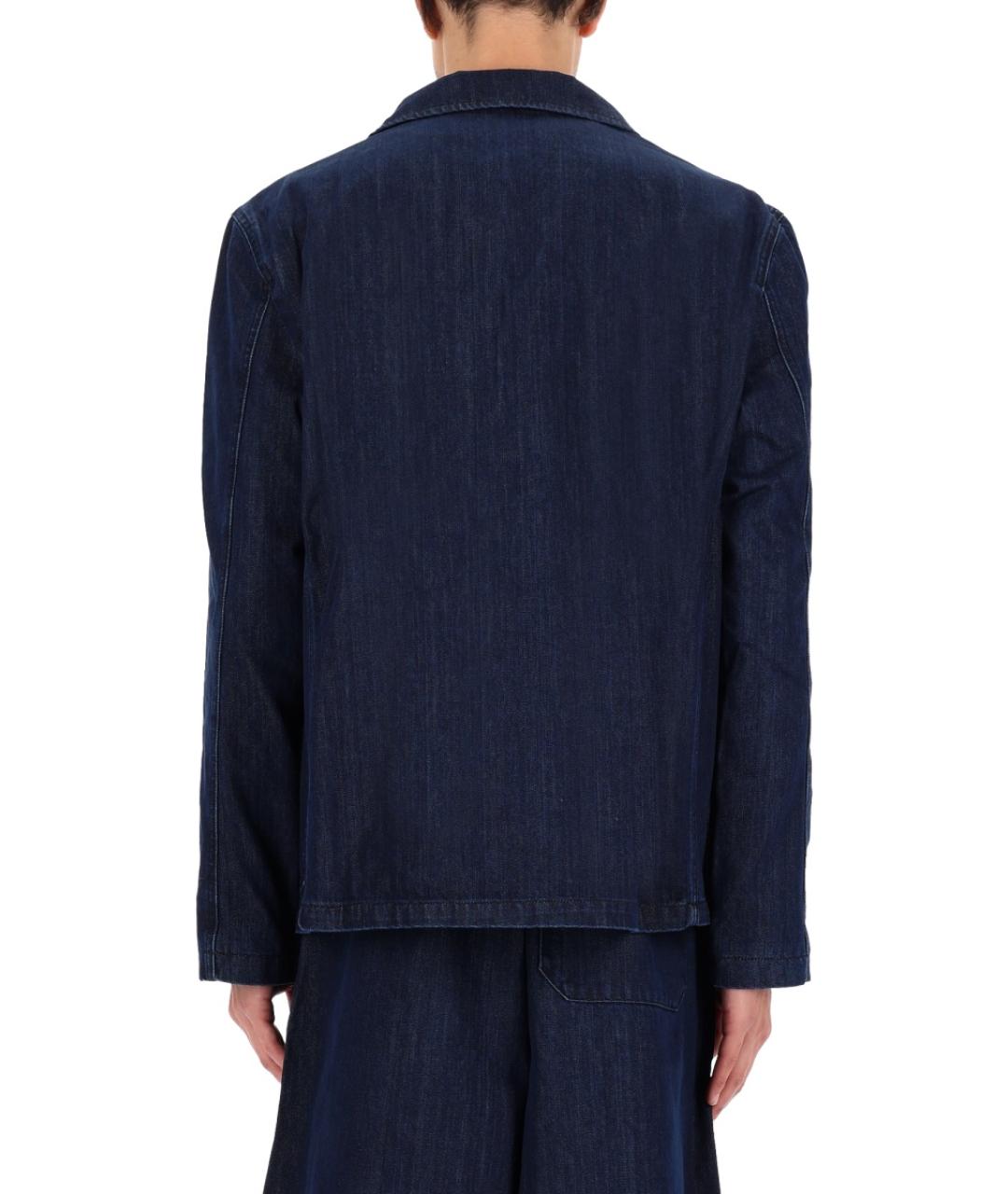YMC Синий хлопковый пиджак, фото 3
