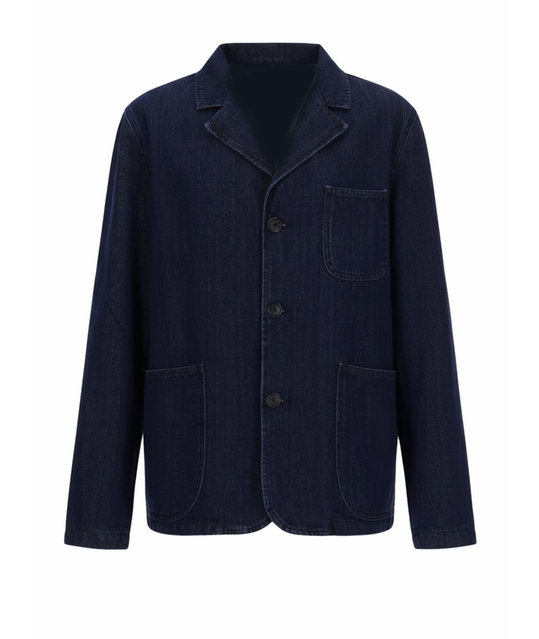 YMC Синий хлопковый пиджак, фото 1