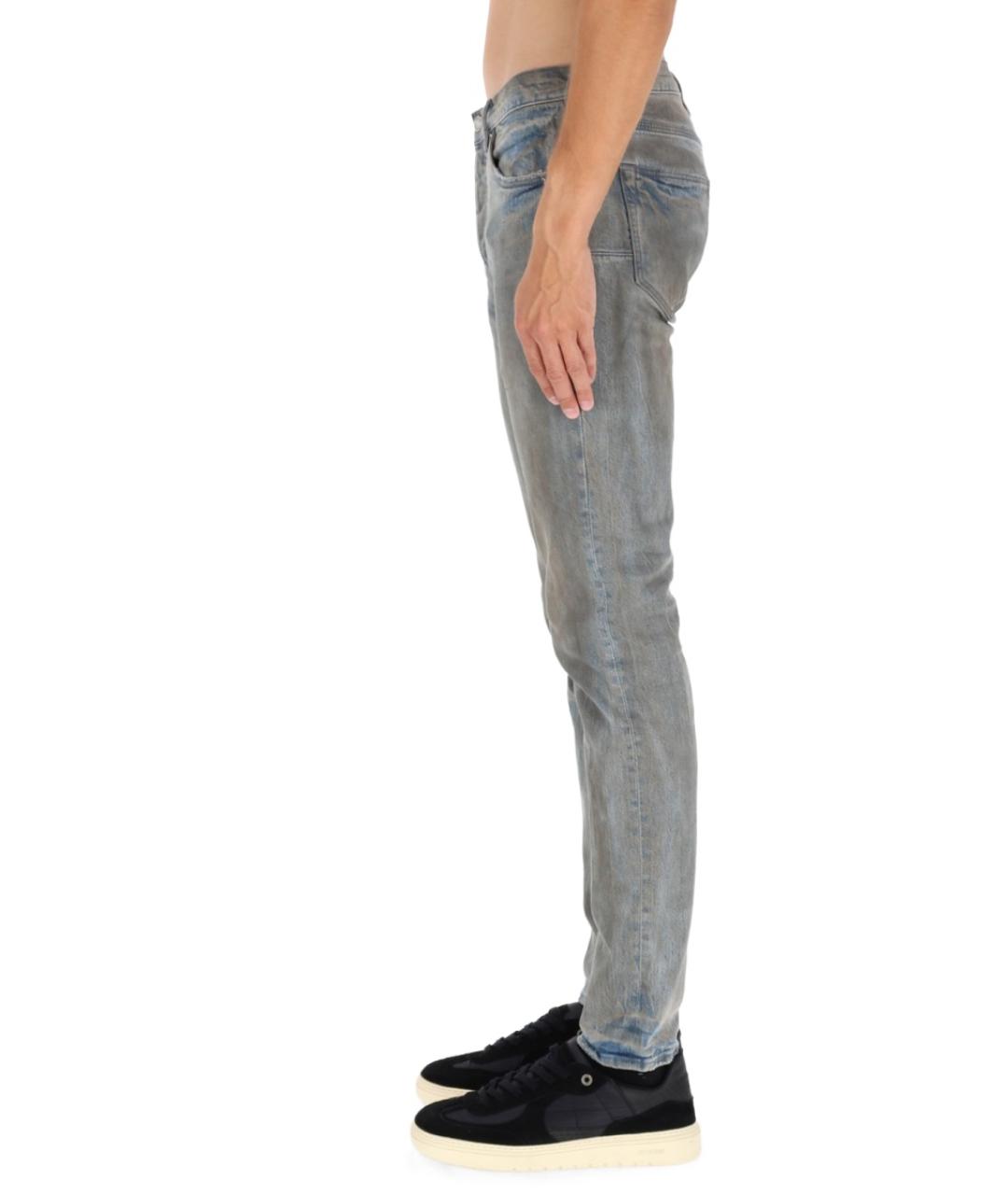 PURPLE Синие хлопко-эластановые джинсы скинни, фото 4