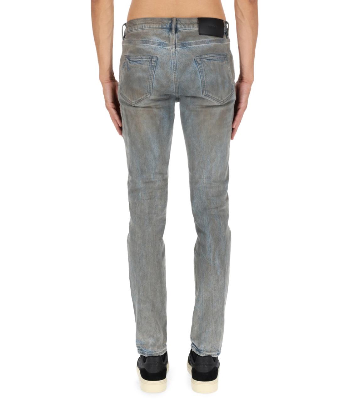 PURPLE Синие хлопко-эластановые джинсы скинни, фото 3