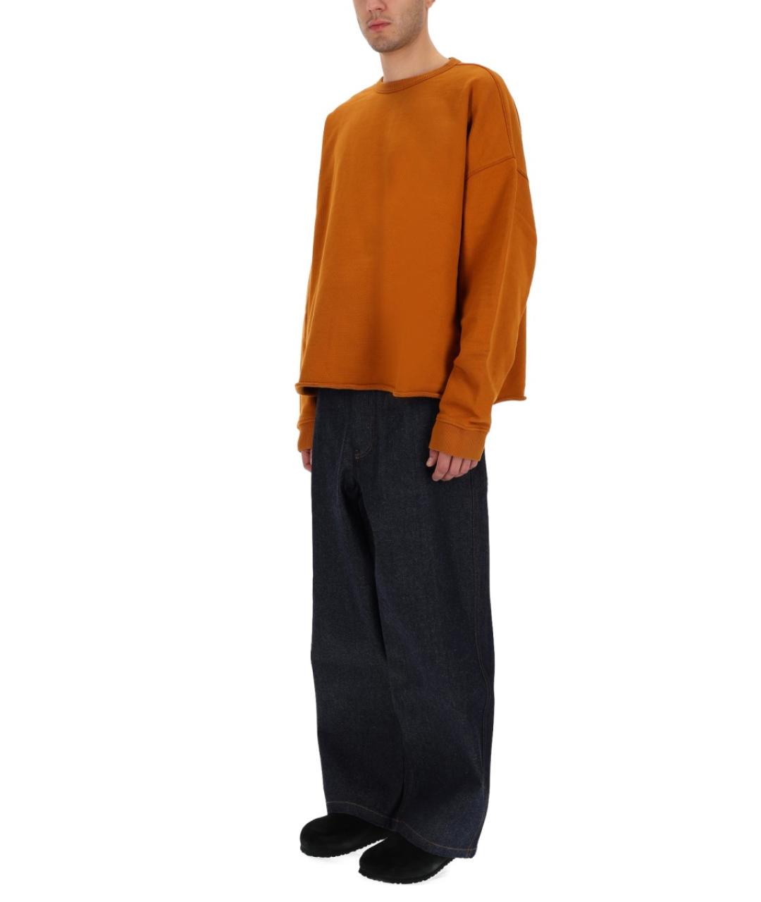 YMC Синие хлопковые прямые джинсы, фото 2