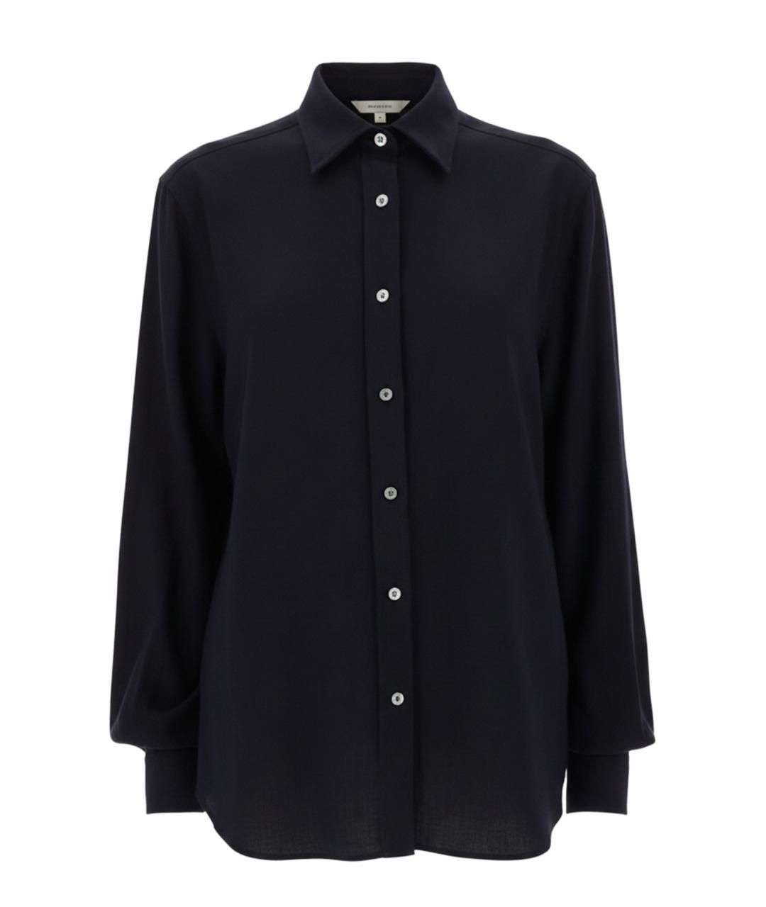 MOSCHINO Синяя шерстяная рубашка, фото 1