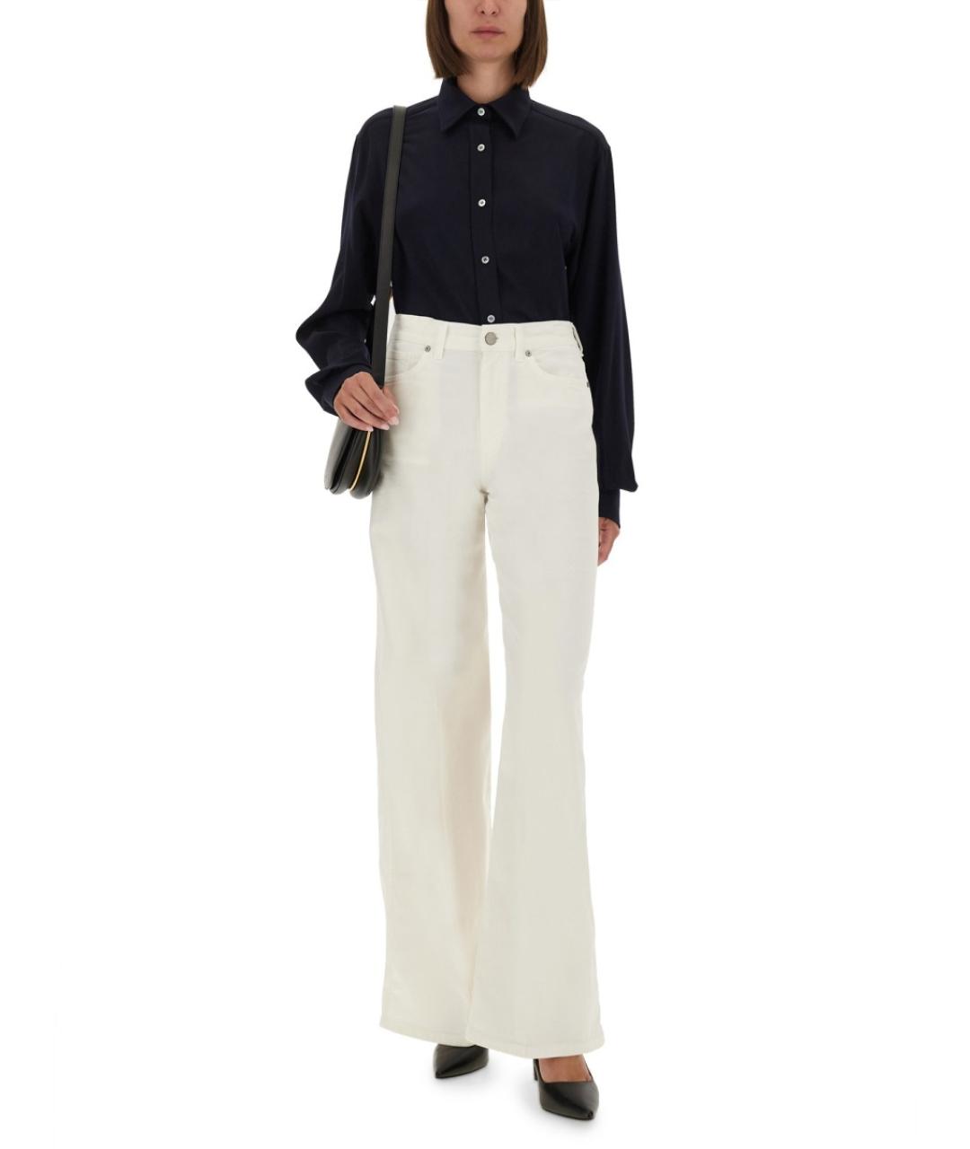 MOSCHINO Синяя шерстяная рубашка, фото 2