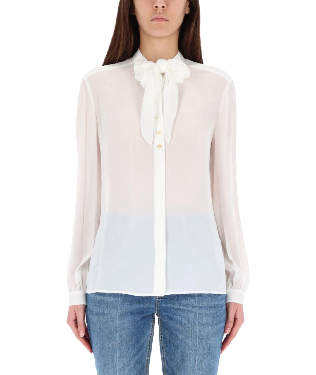 TORY BURCH Белая вискозная рубашка, фото 5