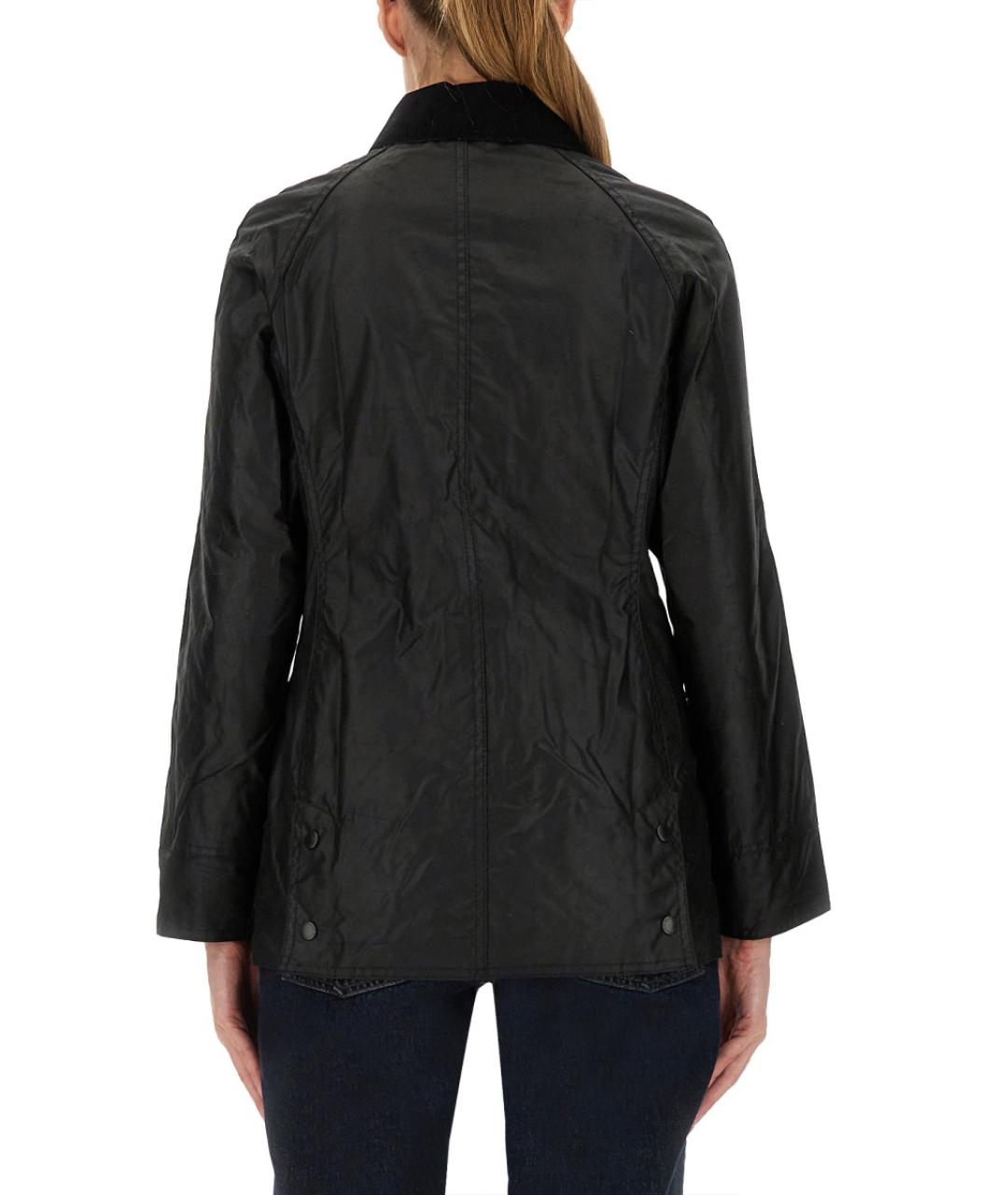 BARBOUR Черная хлопковая куртка, фото 3