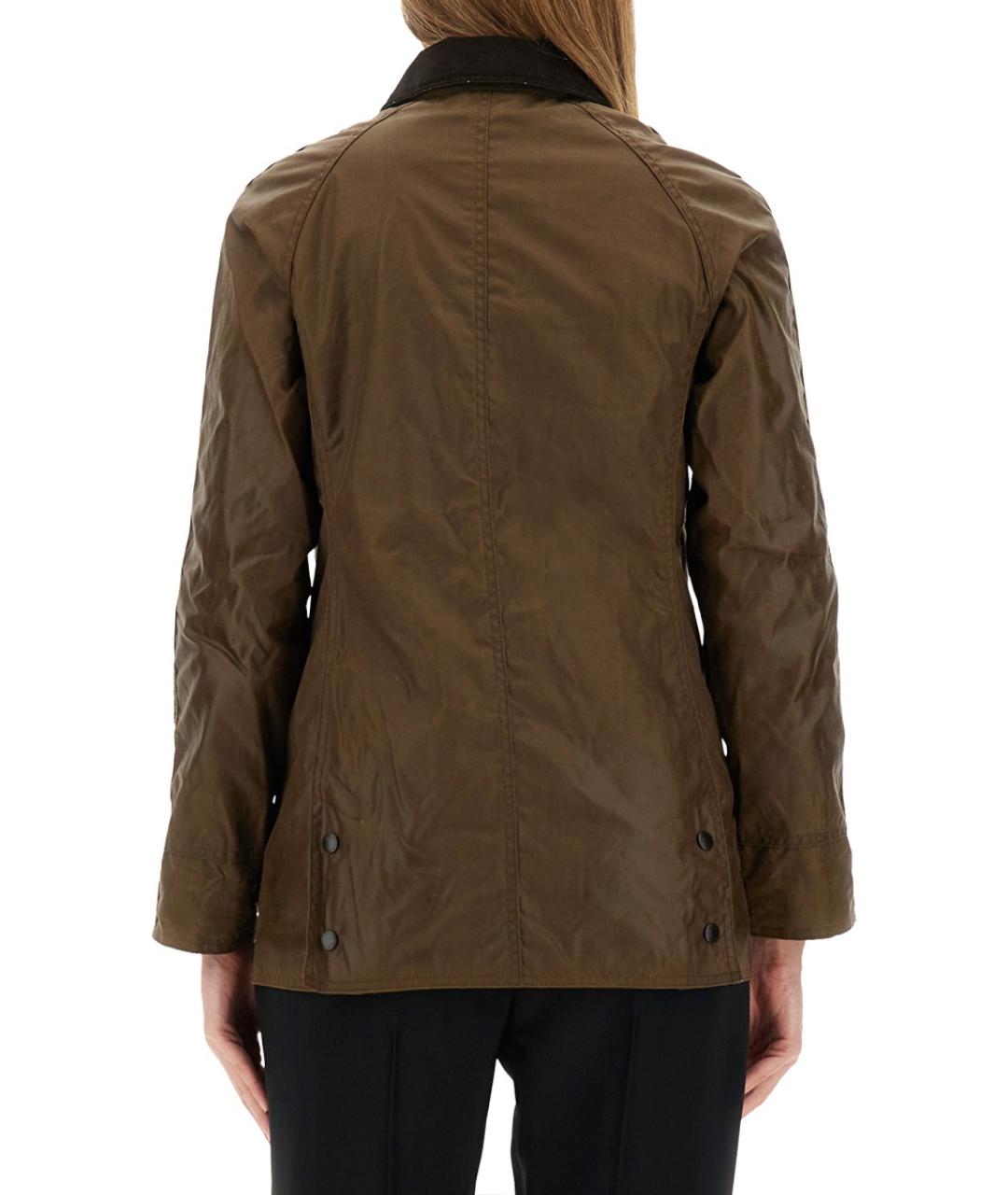 BARBOUR Коричневая хлопковая куртка, фото 3