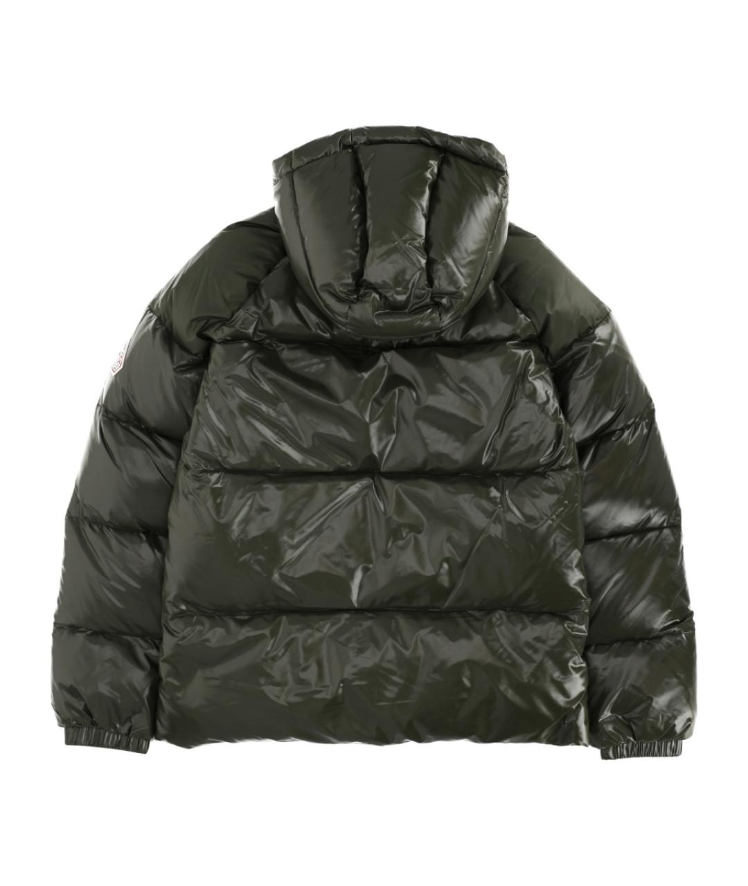 PYRENEX Зеленый полиамидовый пуховик, фото 2