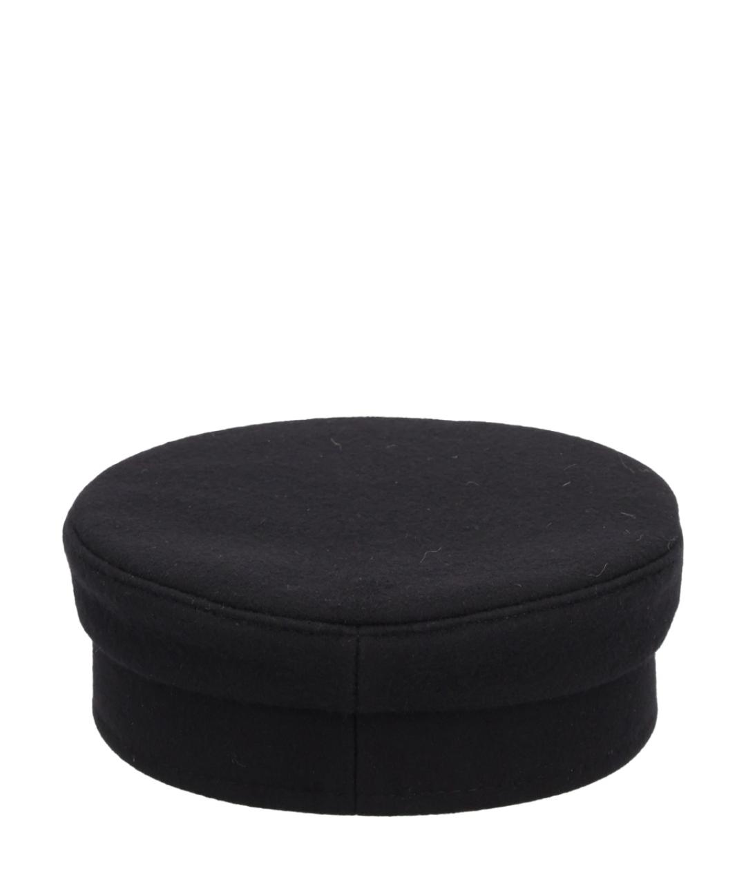 RUSLAN BAGINSKIY Черная шерстяная кепка, фото 3