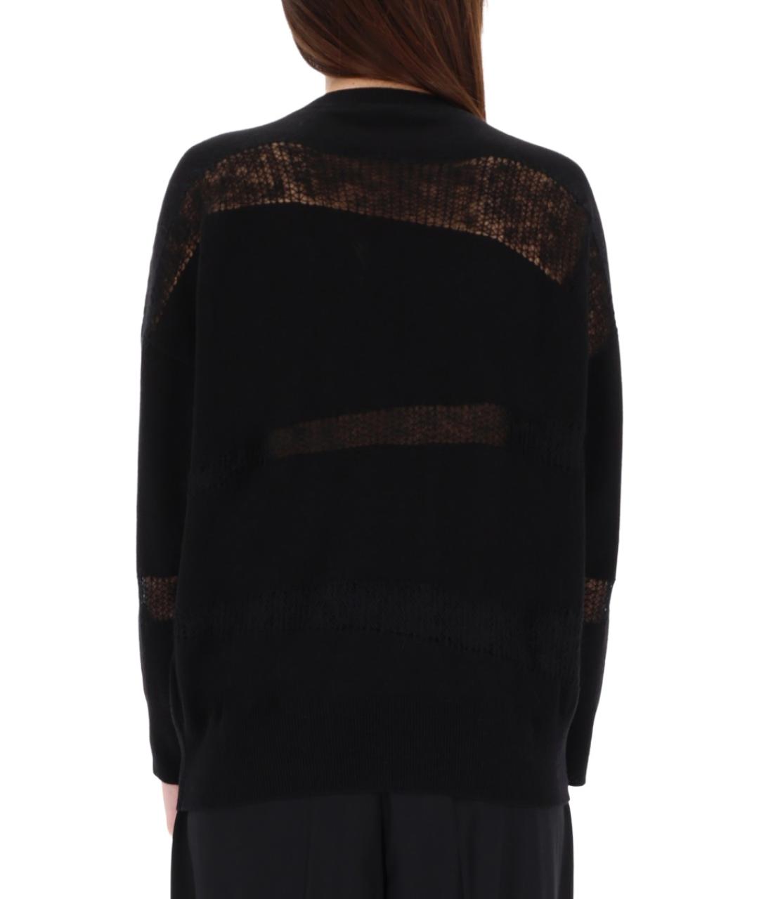 FABIANA FILIPPI Черный шерстяной джемпер / свитер, фото 3