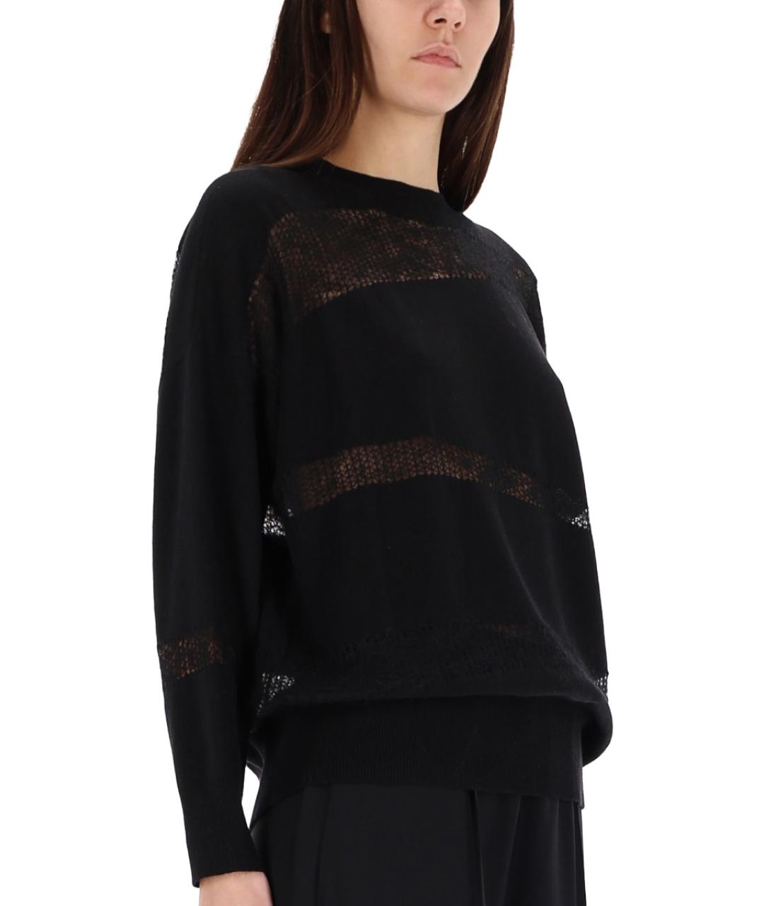 FABIANA FILIPPI Черный шерстяной джемпер / свитер, фото 4