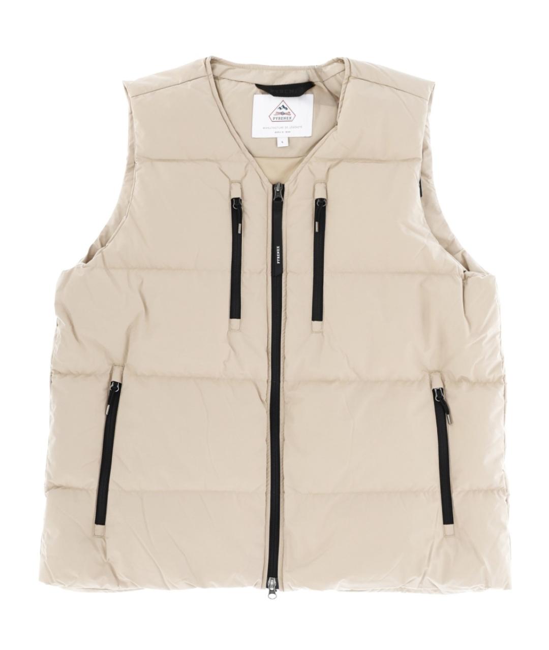 PYRENEX Бежевый полиэстеровый жилет, фото 1