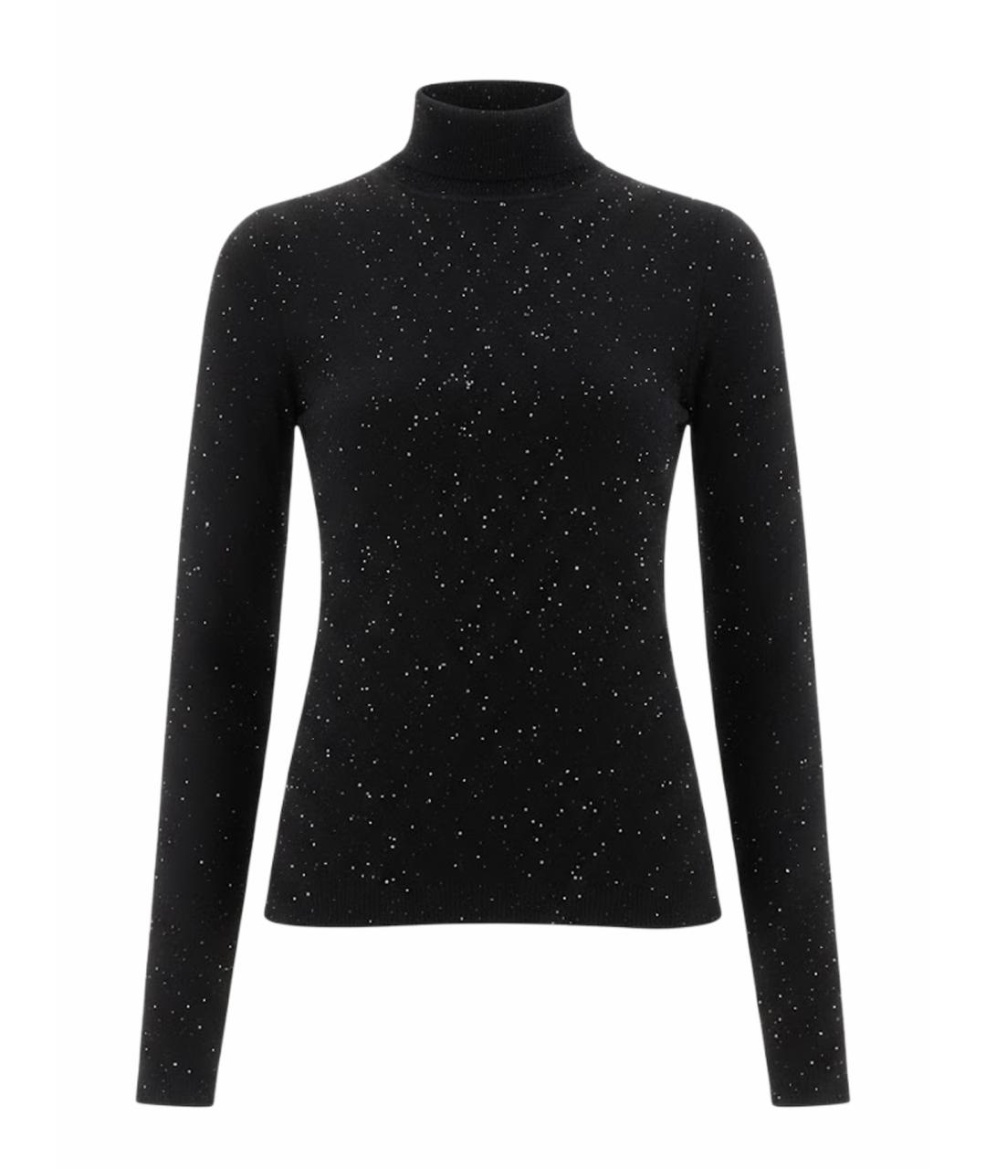 FABIANA FILIPPI Черный шерстяной джемпер / свитер, фото 1