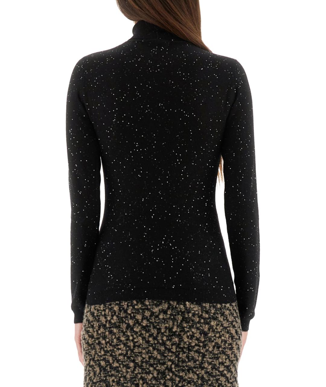 FABIANA FILIPPI Черный шерстяной джемпер / свитер, фото 3