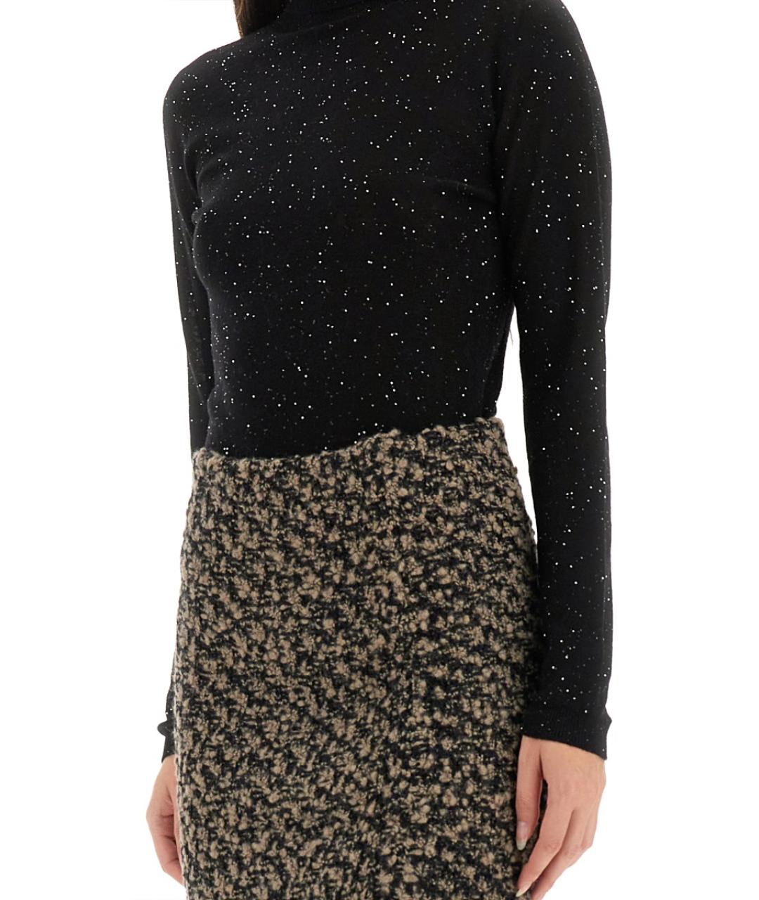 FABIANA FILIPPI Черный шерстяной джемпер / свитер, фото 4