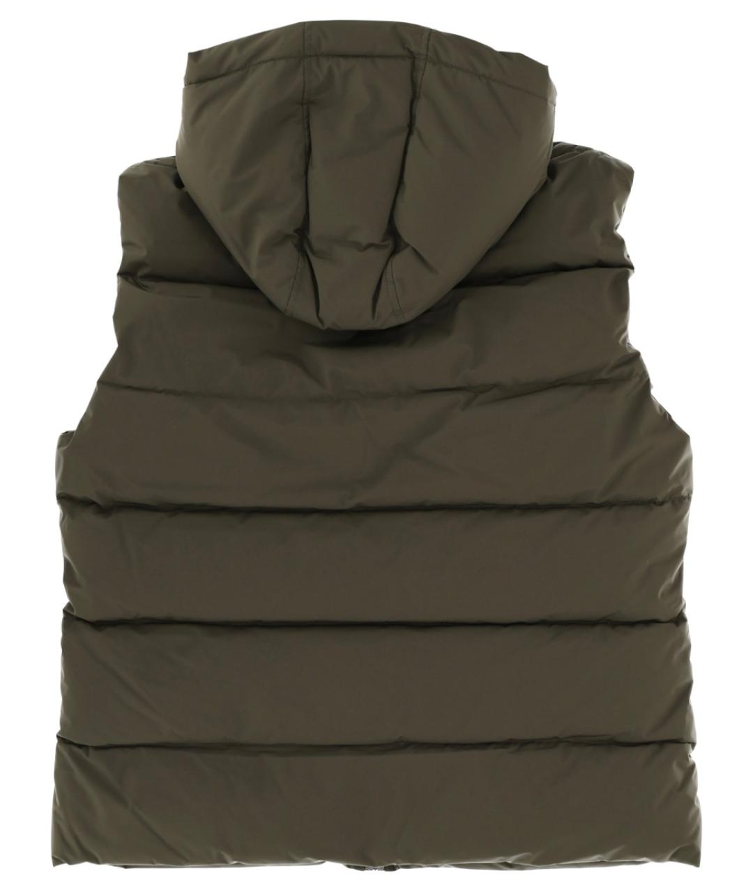 PYRENEX Зеленый полиэстеровый жилет, фото 2