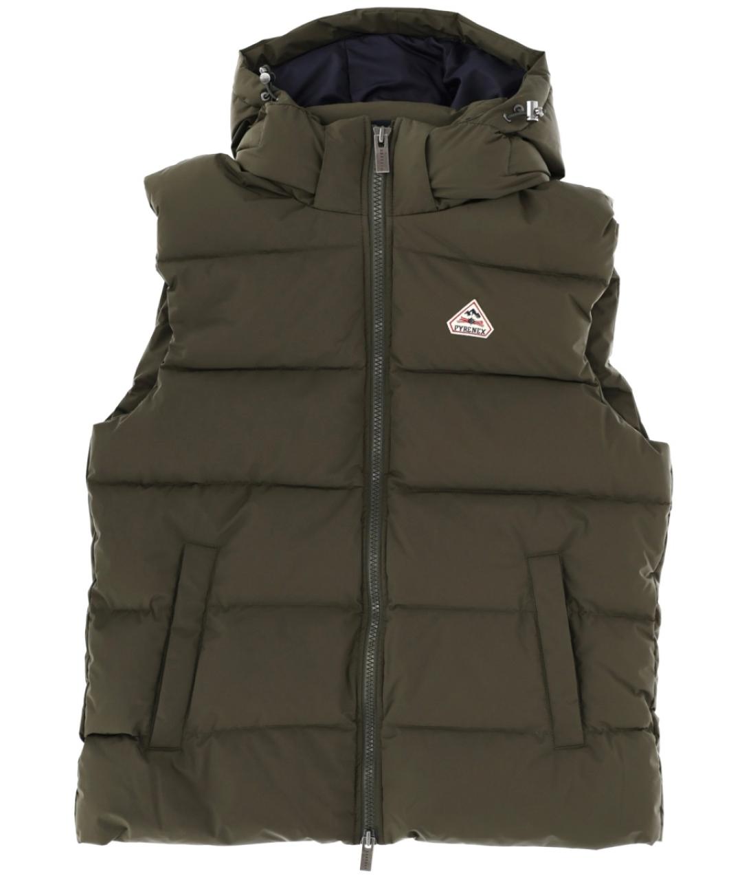 PYRENEX Зеленый полиэстеровый жилет, фото 1