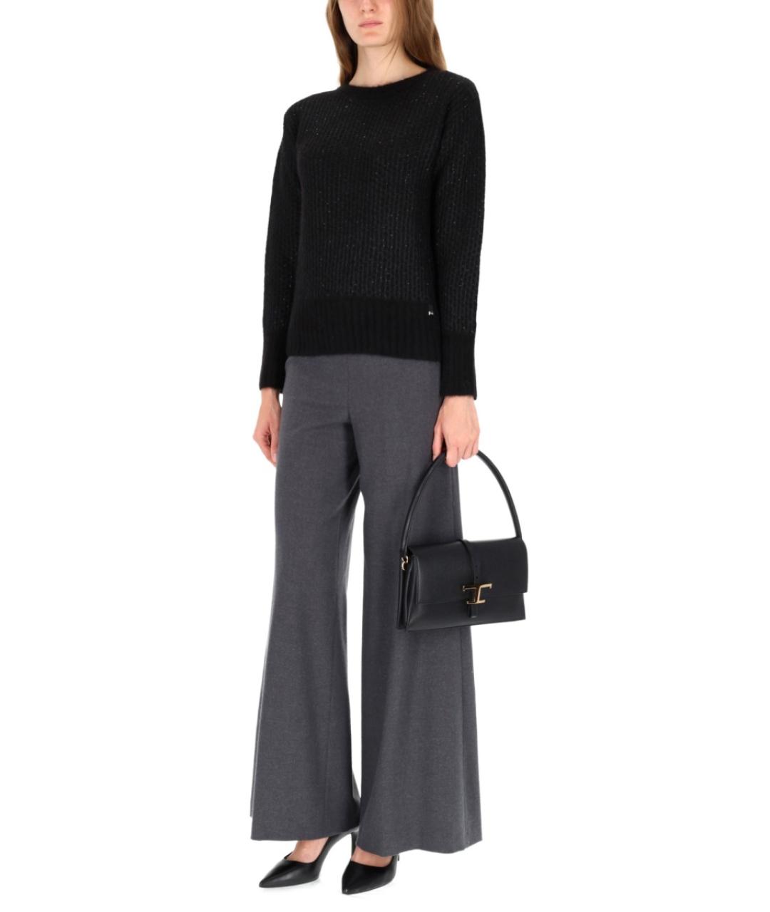 HERNO Черный шерстяной джемпер / свитер, фото 2