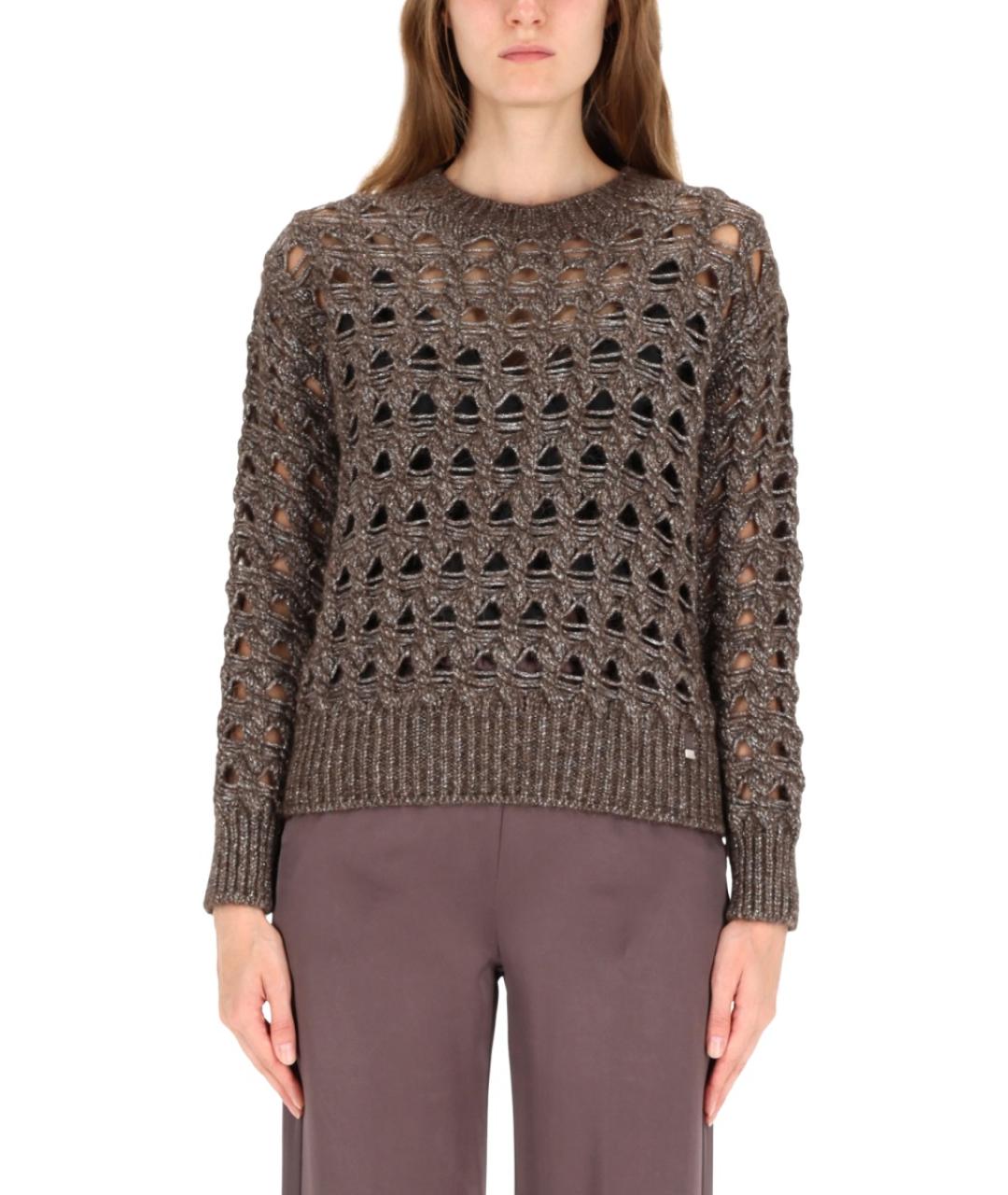 HERNO Коричневый шерстяной джемпер / свитер, фото 5