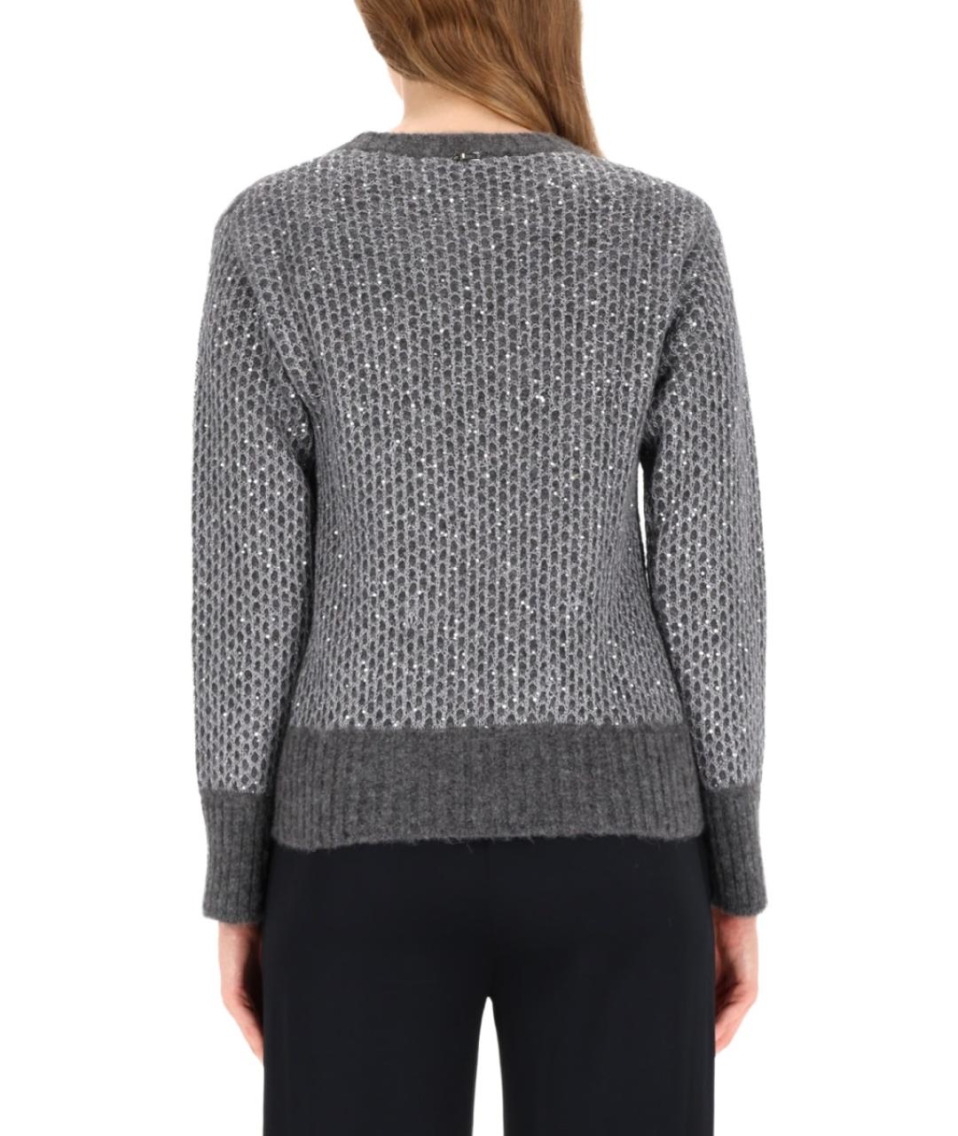 HERNO Серый шерстяной джемпер / свитер, фото 3