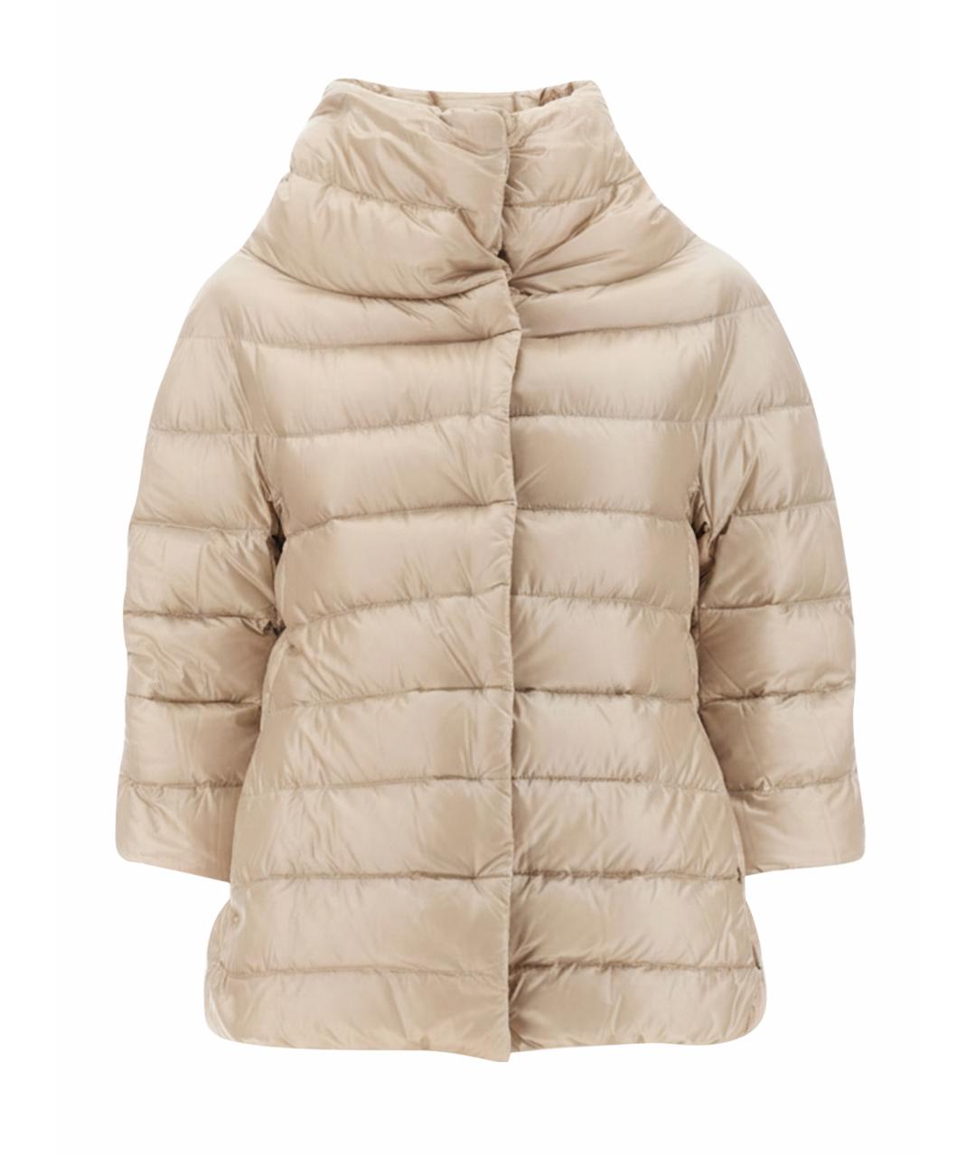 HERNO Бежевая полиамидовая куртка, фото 1