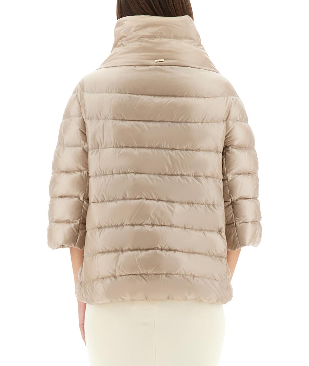 HERNO Бежевая полиамидовая куртка, фото 3