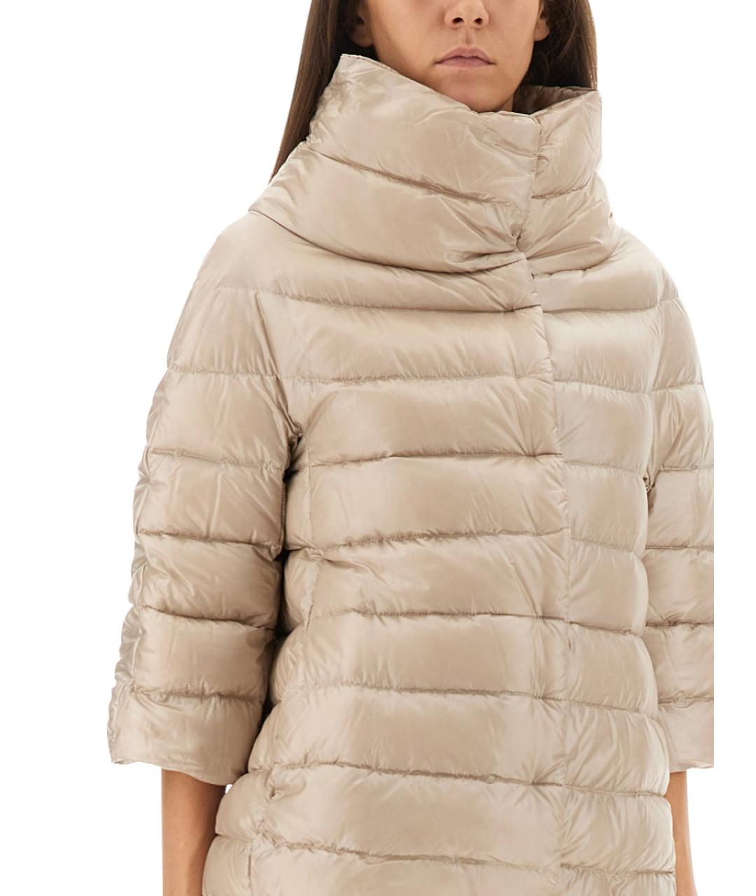 HERNO Бежевая полиамидовая куртка, фото 4