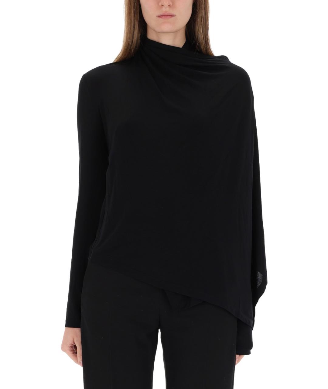 HELMUT LANG Черная блузы, фото 5